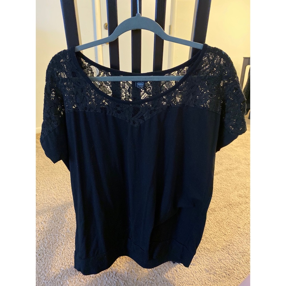Black Lace Top